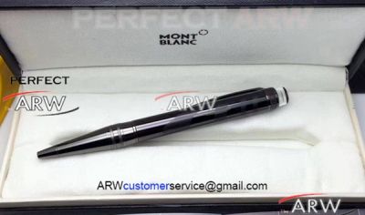 Perfect Replica Montblanc Starwalker Ballpoint Pen - Ceramics Black Wave